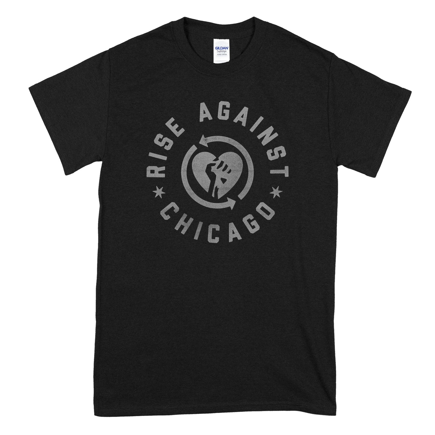 Rise Against (Chicago Heartfist Grey) T-Shirt