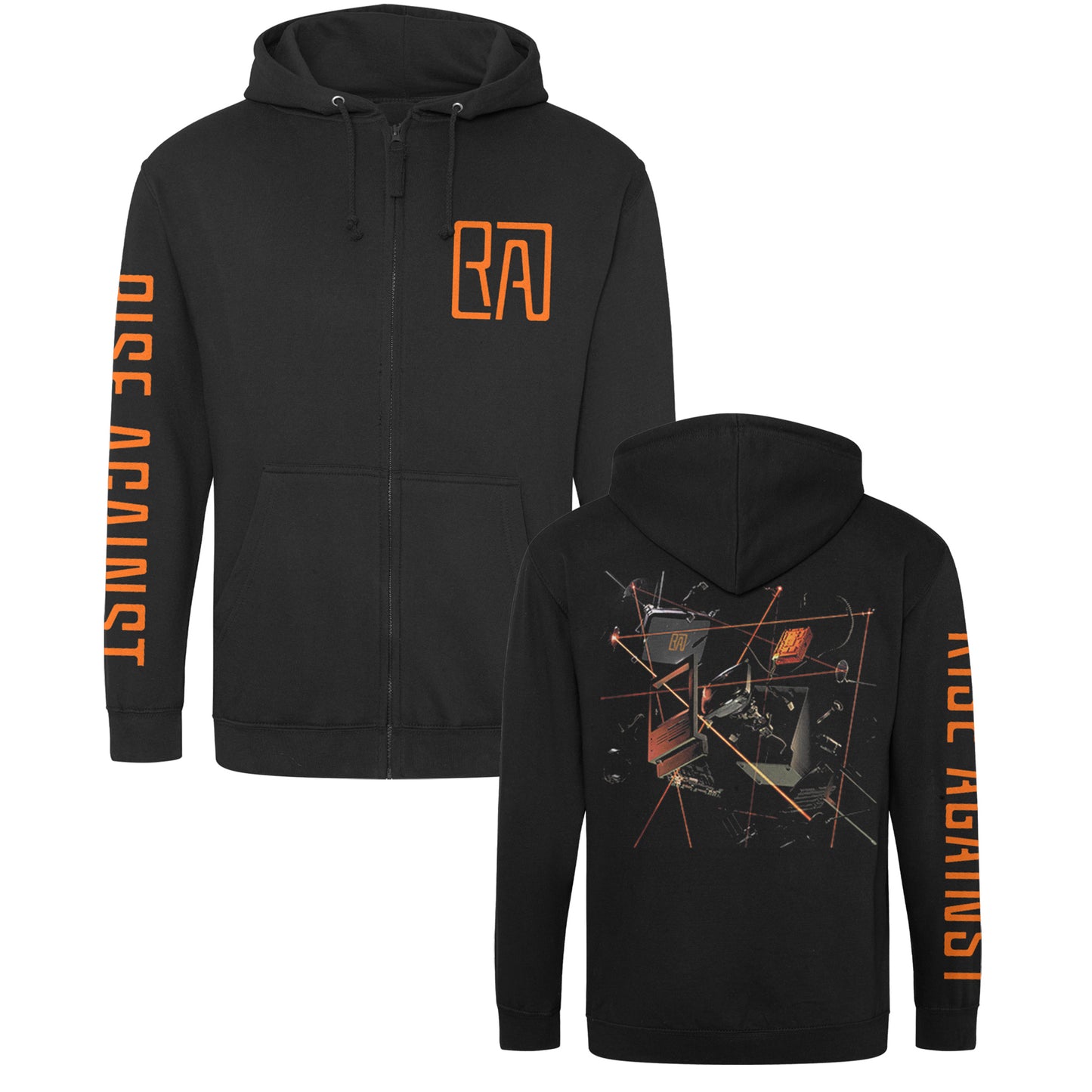 Rise Against (Ricochet) Zip-Hood