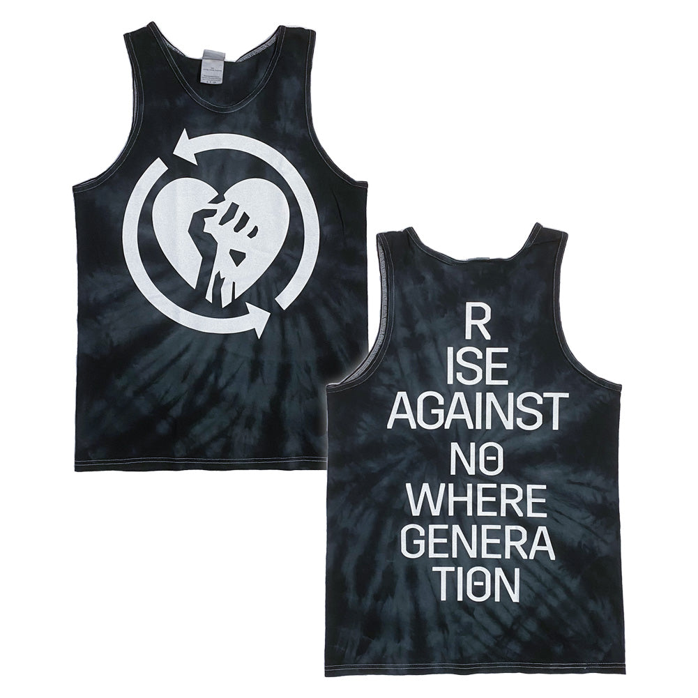 Rise Against (NG Heart Fist Dye) Tank Top
