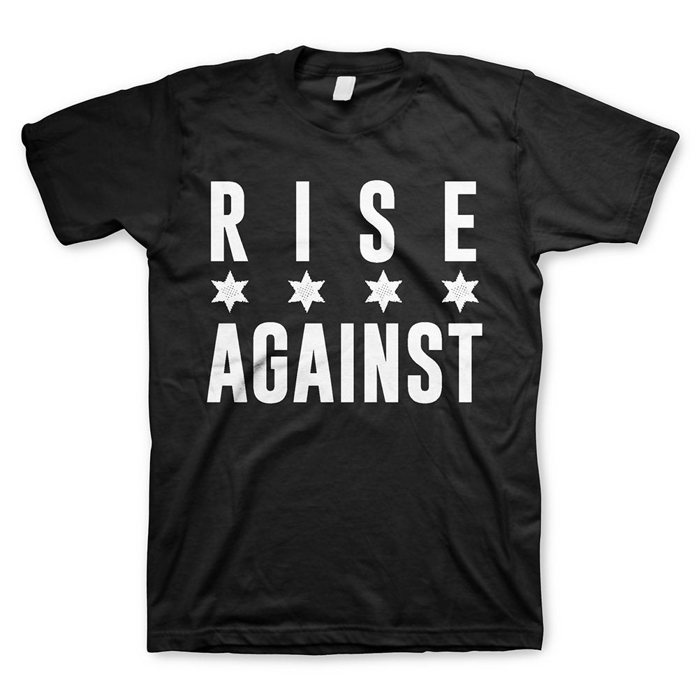 Rise Against (Chicago Flag White) T-Shirt