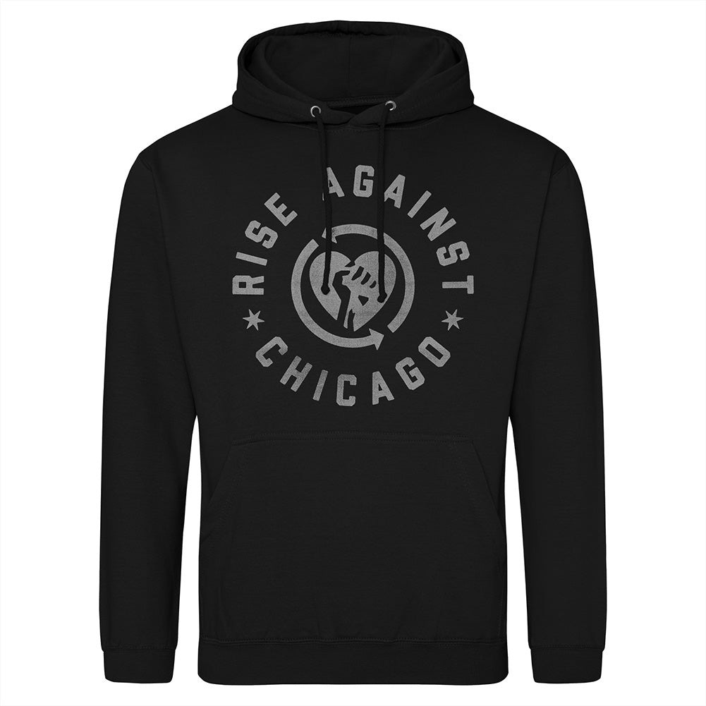 Rise Against (Chicago Heartfist Grey) Hoodie